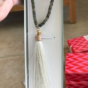 Stella and dot tassel necklace